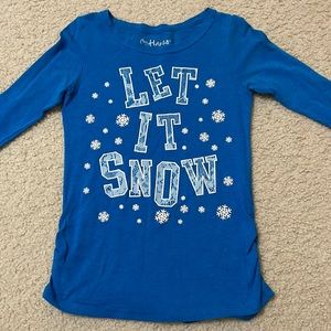 The Children’s Place “Let it Snow” full length sleeves shirt